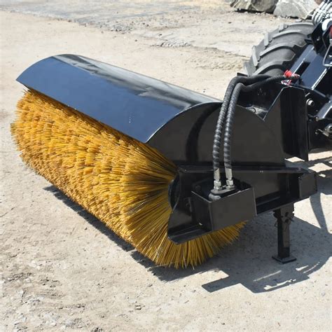 using a skid steer brush to clean up snow|bobcat attachments for clearing brush.